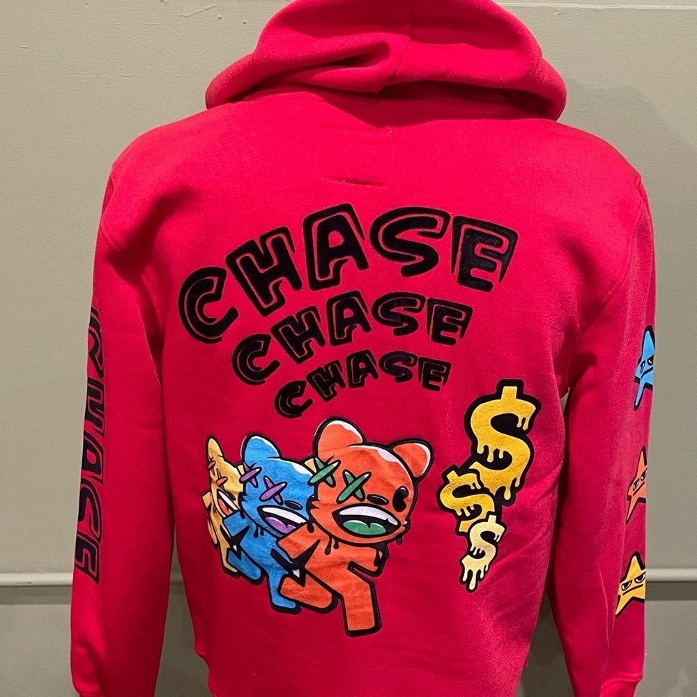 Bleecker&Mercer hoody sweater pullover red side pockets - Picture 4 of 5